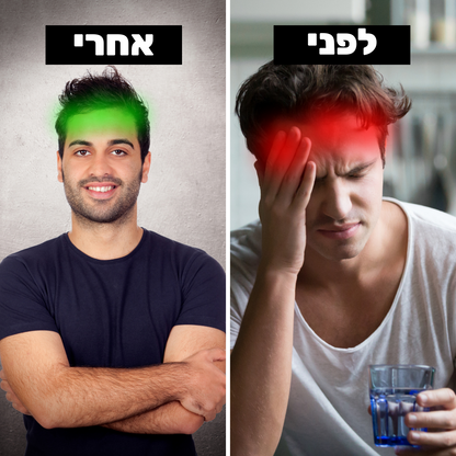 כובע ג'ל קירור וחימום להפחתת כאבי ראש ומיגרנות | מבית פומי ספורט