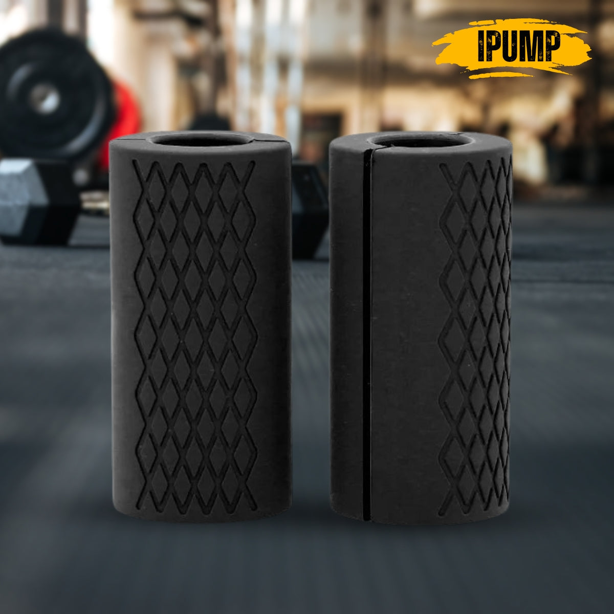 iPUMP™ - זוג רפידות אחיזה אורטופדיות לחדר כושר