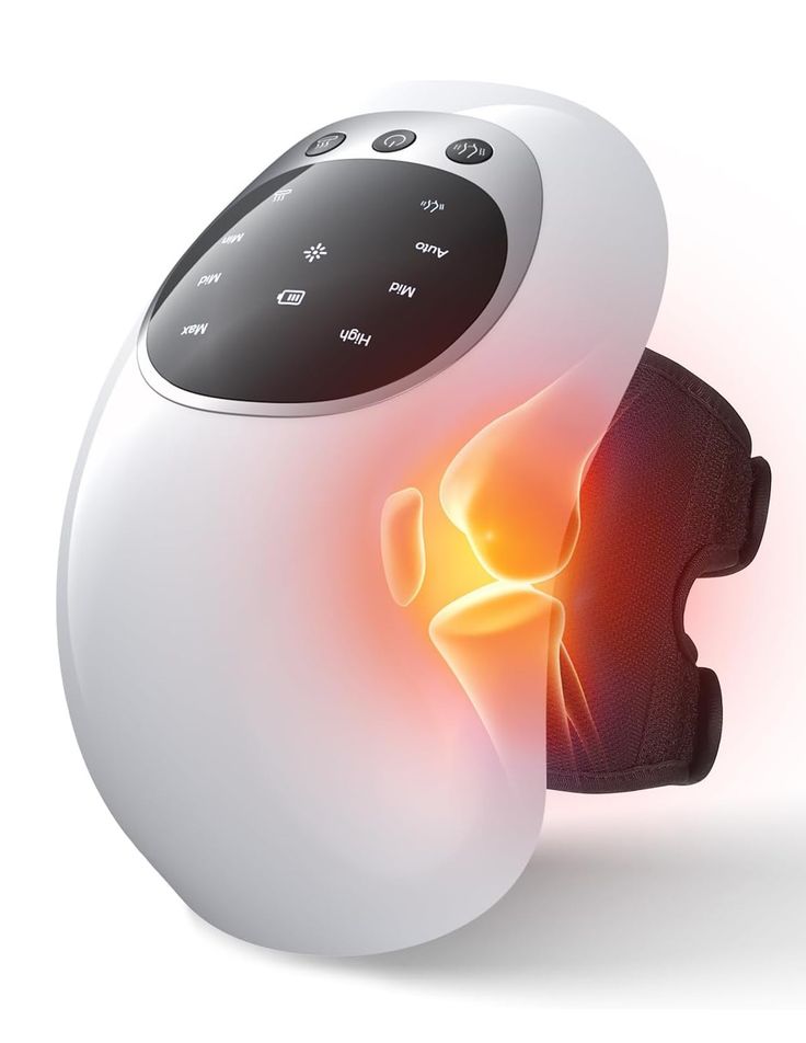 Smart Hot Compress Knee Relaxing Massager Knee Cap Treasure Laser Infrared Elbow Shoulder Massager Relive Joint Pain Stiffness