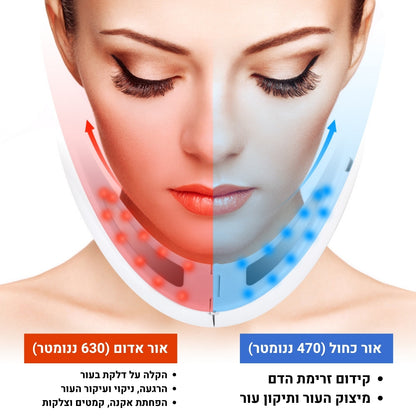 ™Revitalize Pro - המכשיר המתקדם לטיפול בסנטר כפול, מיצוק וטיפול בעור בטכנולוגיה LED Photon