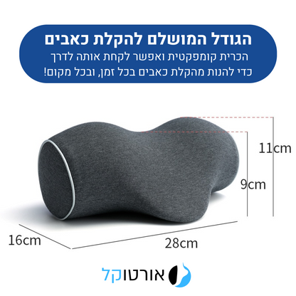 אורטוקל טכנולוגית פרפקט נק - להעלמת כאבי צוואר, גב, כתפיים, ותנוחה נכונה