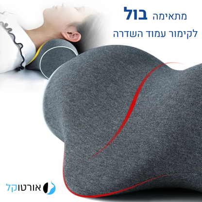 אורטוקל טכנולוגית פרפקט נק - להעלמת כאבי צוואר, גב, כתפיים, ותנוחה נכונה