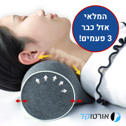 אורטוקל טכנולוגית פרפקט נק - להעלמת כאבי צוואר, גב, כתפיים, ותנוחה נכונה