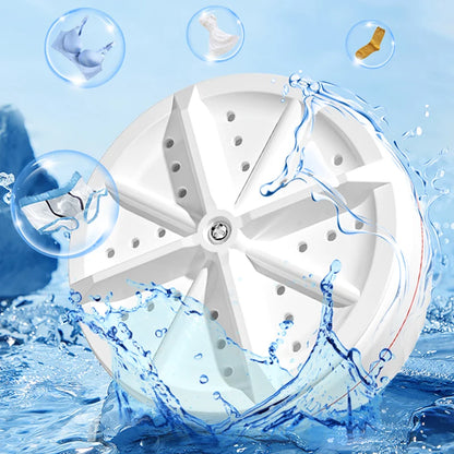 USB  Travel Washer  Washing Air Bubble Machine Ultrasonic Rotating Turbine Washing  Machine for Socks Underwear Wash Dishes