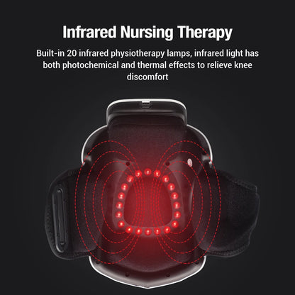 Smart Hot Compress Knee Relaxing Massager Knee Cap Treasure Laser Infrared Elbow Shoulder Massager Relive Joint Pain Stiffness