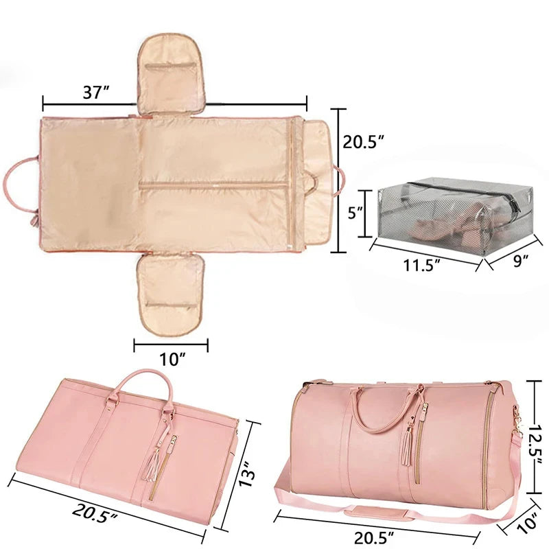 TravelFlex™ – תיק נסיעות מתקפל עם קיבולת עצומה