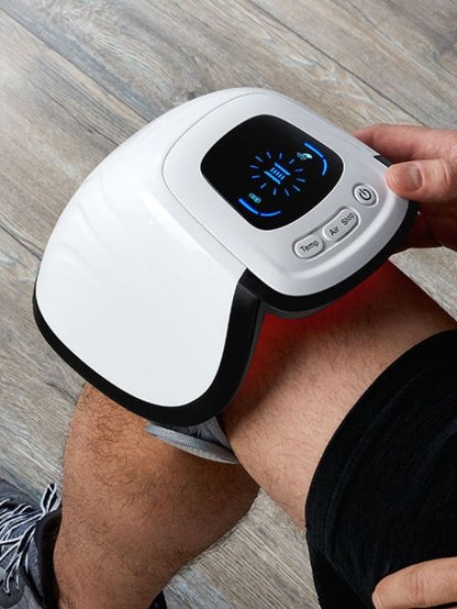 Smart Hot Compress Knee Relaxing Massager Knee Cap Treasure Laser Infrared Elbow Shoulder Massager Relive Joint Pain Stiffness